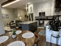 Downtown Whitefish awaits you at Central Ave Suite, Modern luxury.
