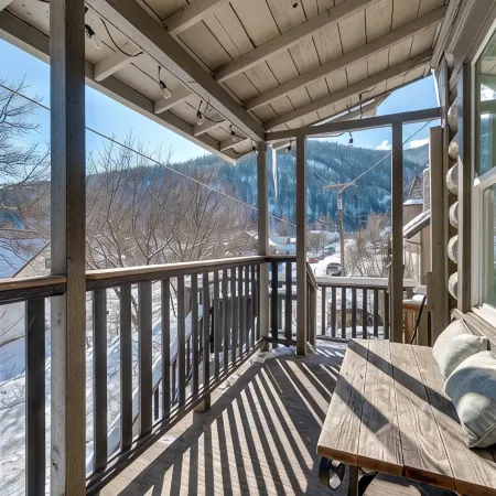The Where We Roam Log Cabin - Walk to Town with Mountain Views!
