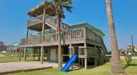 La Palapa whole house at pedestrian beach! Surfside Beach Texas! - 비치