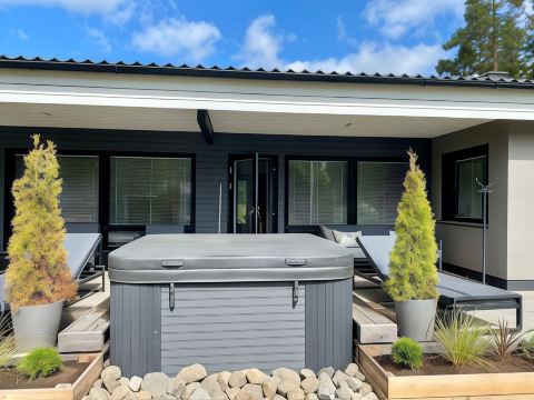 Idyllic Villa Unikko with Jacuzzi and Sauna