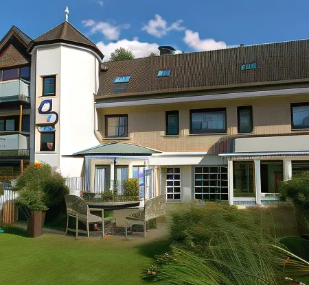 Haus am Wasserfall