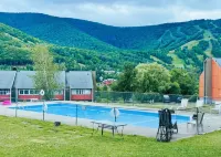 Luxury Hunter Mountain View Townhome -Pool-Fire Pit-Walk to Scribner’s-Sleeps 10
