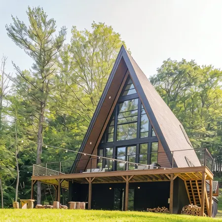 Luxury A-Frame Getaway in the Catskills