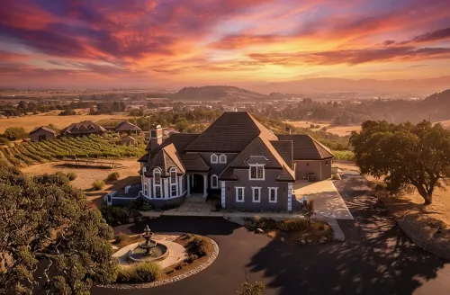 The Wine Country Villa A Private 29 Acre Estate