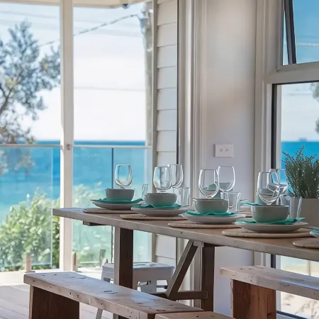 Beach Front Haven with 180 Degree Views