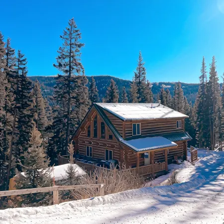 July Special! Cabin with Hot Tub! Near FairPlay & Breck!