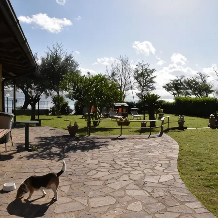 Independent villa with private beach on the lake