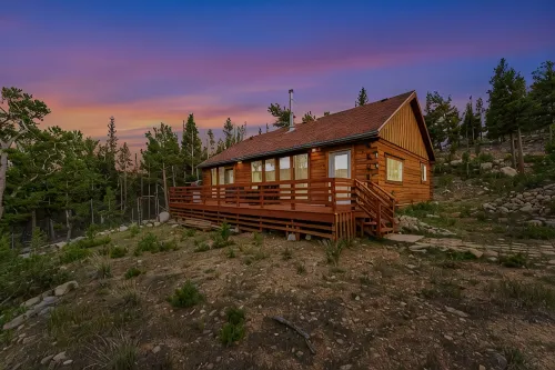 Log Cabin at St Mary's with Incredible Views - 3-Star