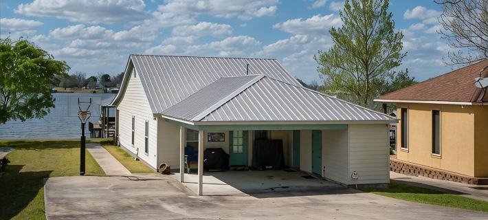 Screened porch and private pier on False River Hotels in Pointe Coupee Parish