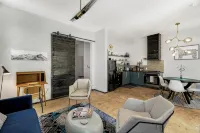 Sleek Baca Railyard Gem by Cafecito w/ Patio, Laundry, Full Kitchen - Condos