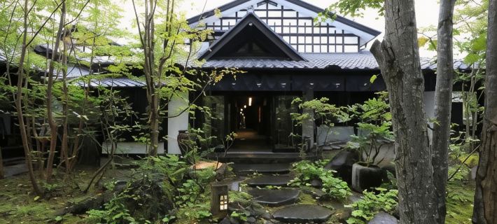 由布院 草庵秋桜 由布のホテル