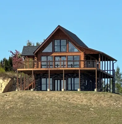 Lakefront Cabin 3 bed, 3 1/2 bath with Private Dock - Chalets