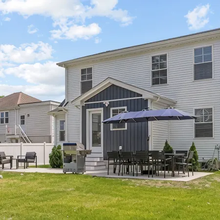 Ideally located, game room, finished basement, fenced yard, lawn games, coffee