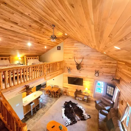Log Cabin/ w hot tub, outdoor pool & pool table