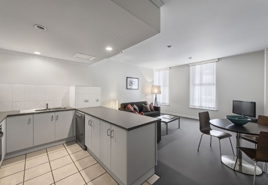 프랭클린 아파트먼트의 외관 및 입구