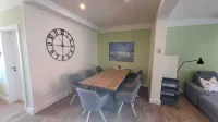 Farbzauber Blau im Harz apartment Thore with sauna, balcony, garden, bicycle shed