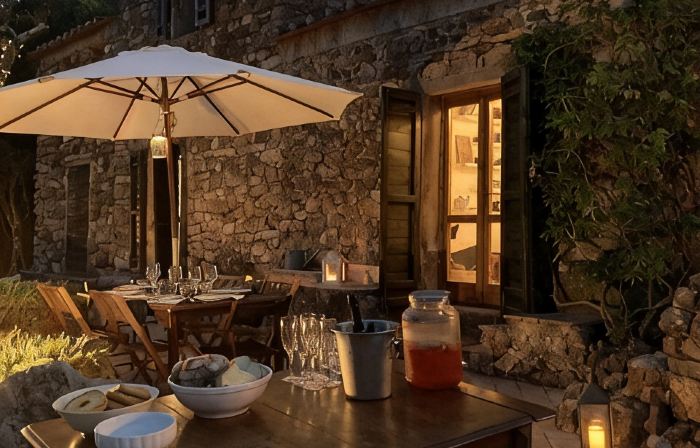 Charming stone farmhouse 1.5 km from the sea