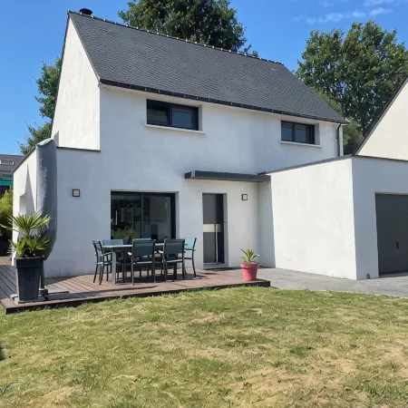 Maison 4ch/8pers Bourg de Baden, Proche des Plages au Coeur du Golfe du Morbihan