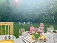 Mountain hideaway w/ private waterfall & sugarbush