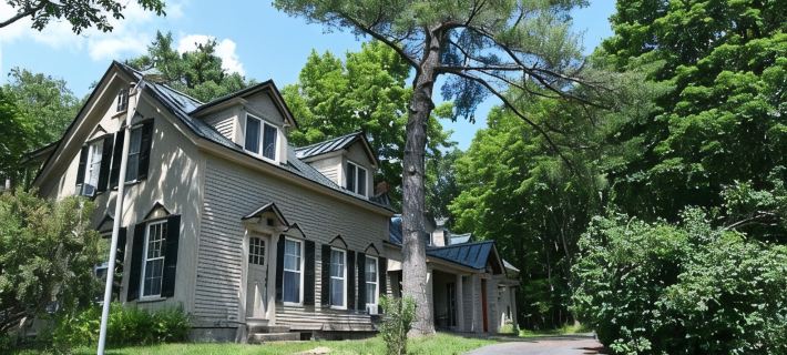 Home is perfect for large families with private lake access and close to town Hotels in Bridgton