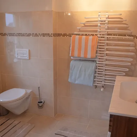 125m² vacation apartment below the castle, with a view over the Harz foreland