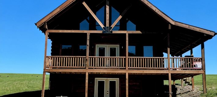 Authentic Hemlock Log Cabin 4 Bedroom Ski Chalet On Lake And Next To Ski Slopes Hotels in Tucker County