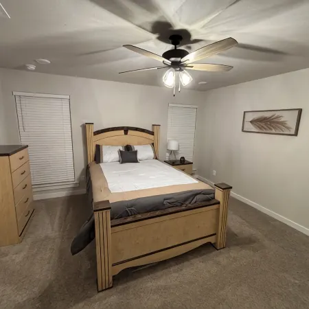 Charming 3-bedroom house with gym