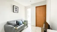 Scandinavian Minimalist 2BR at Cinere Bellevue Suites Apartment By Travelio