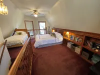 Lakefront Aframe Cabin in Hardy on Kiwanie Lake with Kayaks and Private Dock