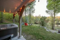 Tranquil Oasis in Trent Lakes w/ Private Ponds, Fire Pit, Game Room & Hot Tub