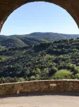 Stay on the walls of Murlo Castle, apartment with breathtaking views