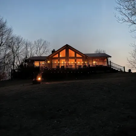 Secluded and remote cabin on the White River