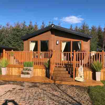 Beautiful 3 bedroom lodge with hot tub in stunning Northumberland Hotel Exterior