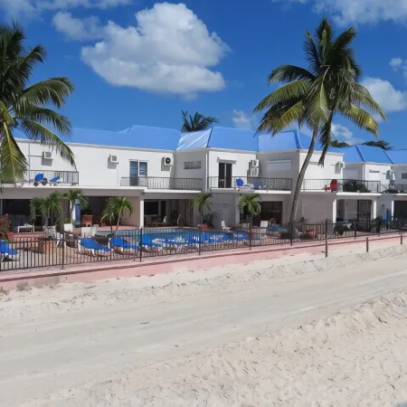 Beautiful beachfront at The Villas On Great Bay