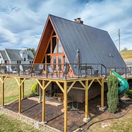 Stargazer Cabin- A Frame w/ Lake & Mountain Views