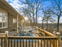 Gorgeous Lake House with Game Room featuring Breath-taking Views of Norfolk Lake - 4-Star