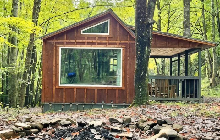 Private Tiny Cabin & Mountain Hiking!
