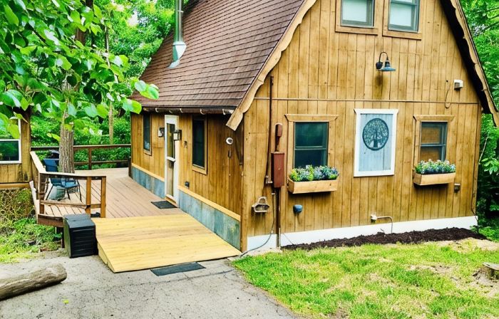 Cozy quaint cabin tucked back in the woods- Secluded, private - couples getaway