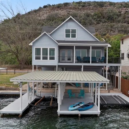 Guest Favorite on Open Water! 1500Sqft Covered Decks, Game Rm, & Dogs Welcome!