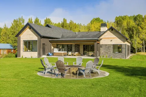 Family Getaway with Private Hot Tub + Near Tetons Sleeps 16