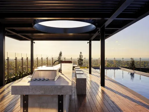 Highrise Skyline Spectacular View Luxury 2B2B1P - WiFi