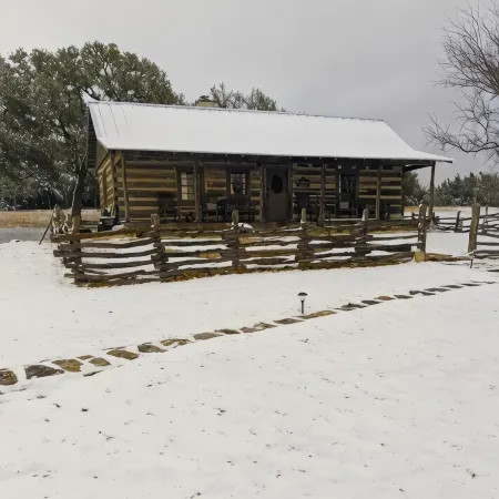 Log cabin located just 8 minutes from Main Street on Private Gated Ranch