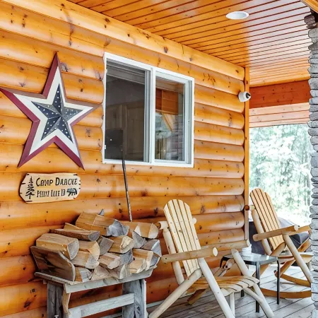 Forest Family Cabin Near Priest Lake with Fireplace, Large Yard & Dogs Allowed