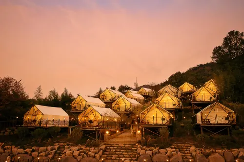 Damyang Queens Castle Spa Pension & Glamping - Spa