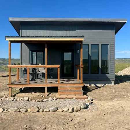 Peaceful Retreat: Modern, Moody, w/ Mountain Views, Covered Deck + Firepit
