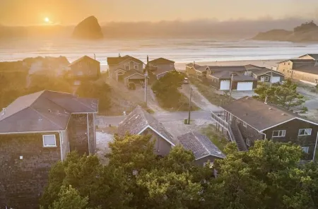 Cozy A-frame next to beach