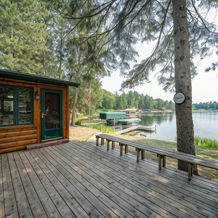 Crosslake Family Lake Retreat + Guest Cabin - Sleeps 13 - Dock - Minutes to Town