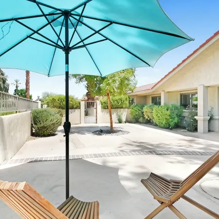 Fully furnished turnkey home located in gated Bermuda Dunes Country Club.