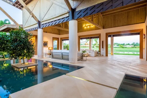Beautiful Casa Campo Italian designed luxurious 6 bedroom villa & golf/sea views - بيت ضيافة