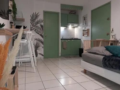 Studio Cosy à 2min de la Plage - Wifi